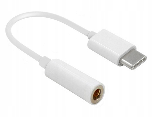 

Adapter audio wtyk Usb/c - gniazdo Jack3.5/4P 10cm