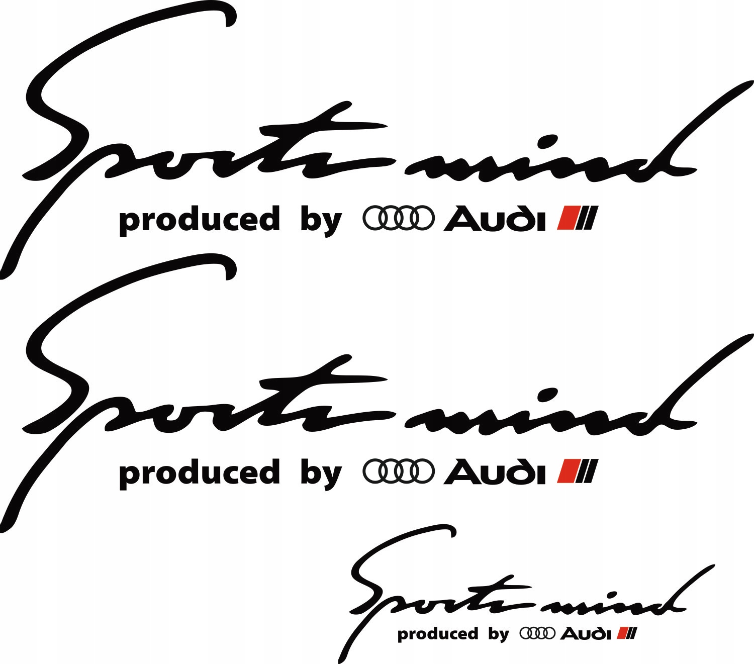 

Naklejki Sport Mind Audi Bmw Skoda Seat Vw Jakość
