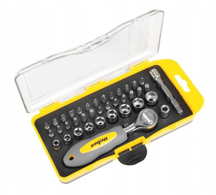 Zestaw Bitów Bity Grzechotka 38 ele