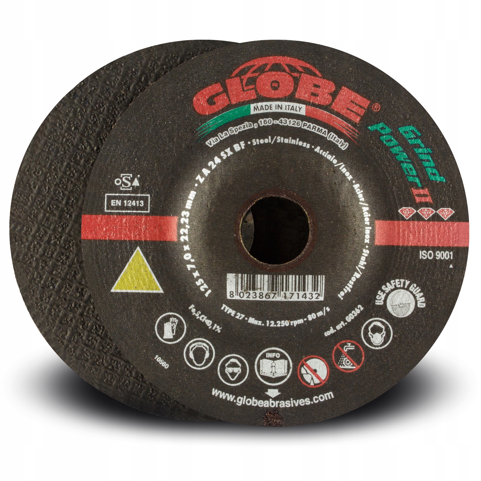 

Tarcza do szlifowania stali Globe GrindPower 125x7