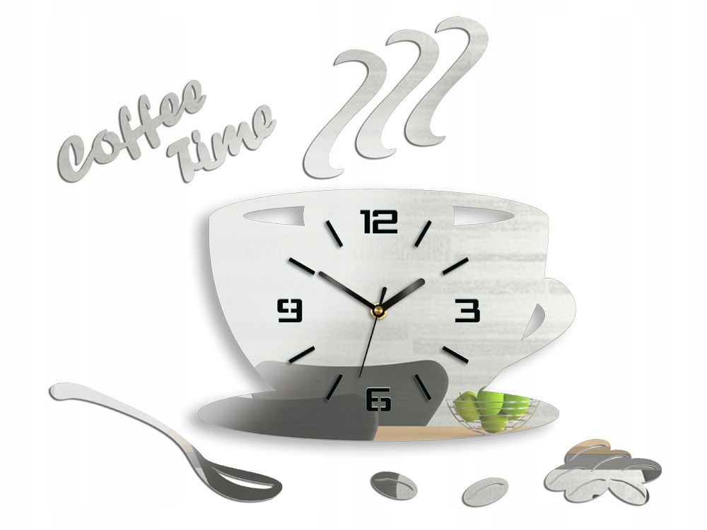 

Zegar Ścienny Coffe Filiżanka Prezent Do Kuchni