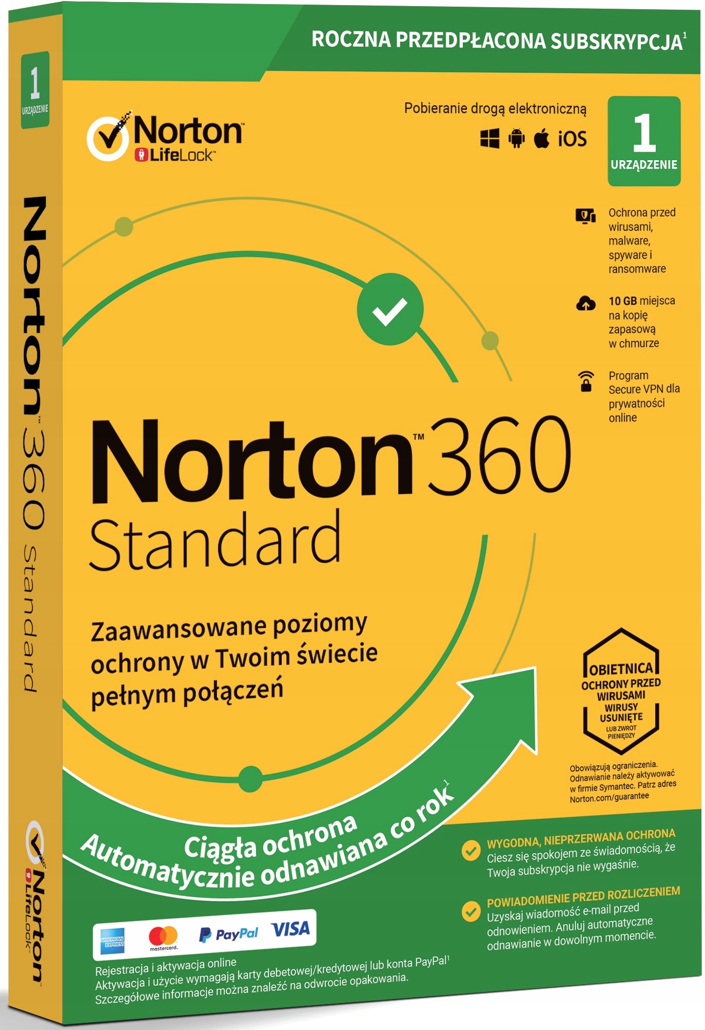 

2020 Box Norton 360 Standard 1ST 1ROK Vpn 10GB