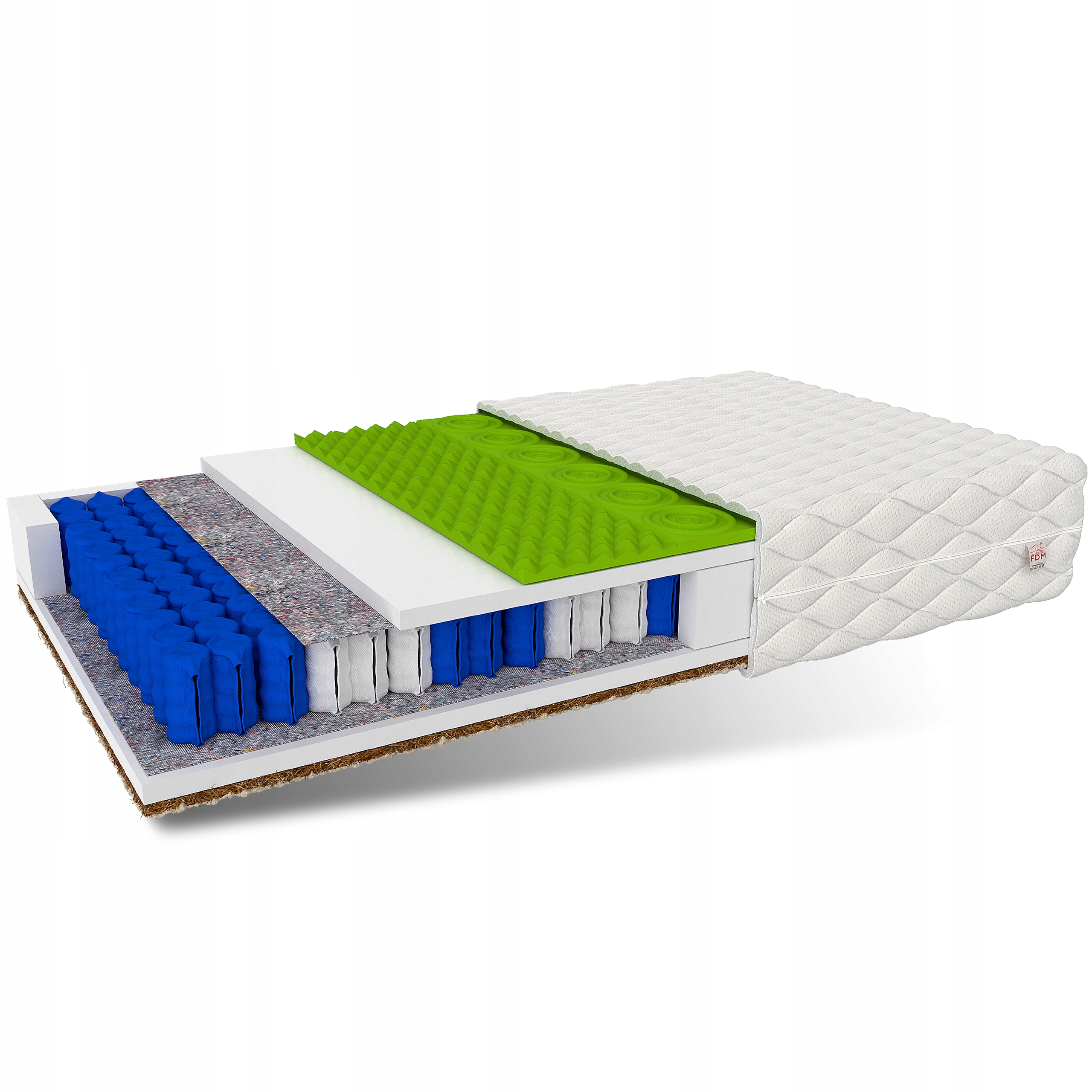 

Materac kieszeniowy kokos hr Fdm Vasto Max 120x200