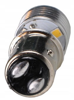 Żarówki M-Tech LED P21/5W z diodami OSRAM 12-24V Numer katalogowy części LB812W-01B