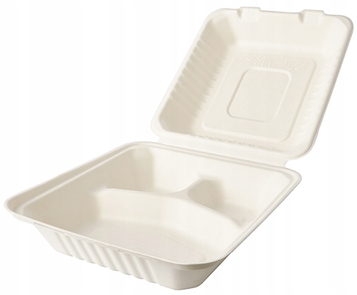 

Pojemnik obiadowy menubox z trzciny cuk 3dz. 50szt