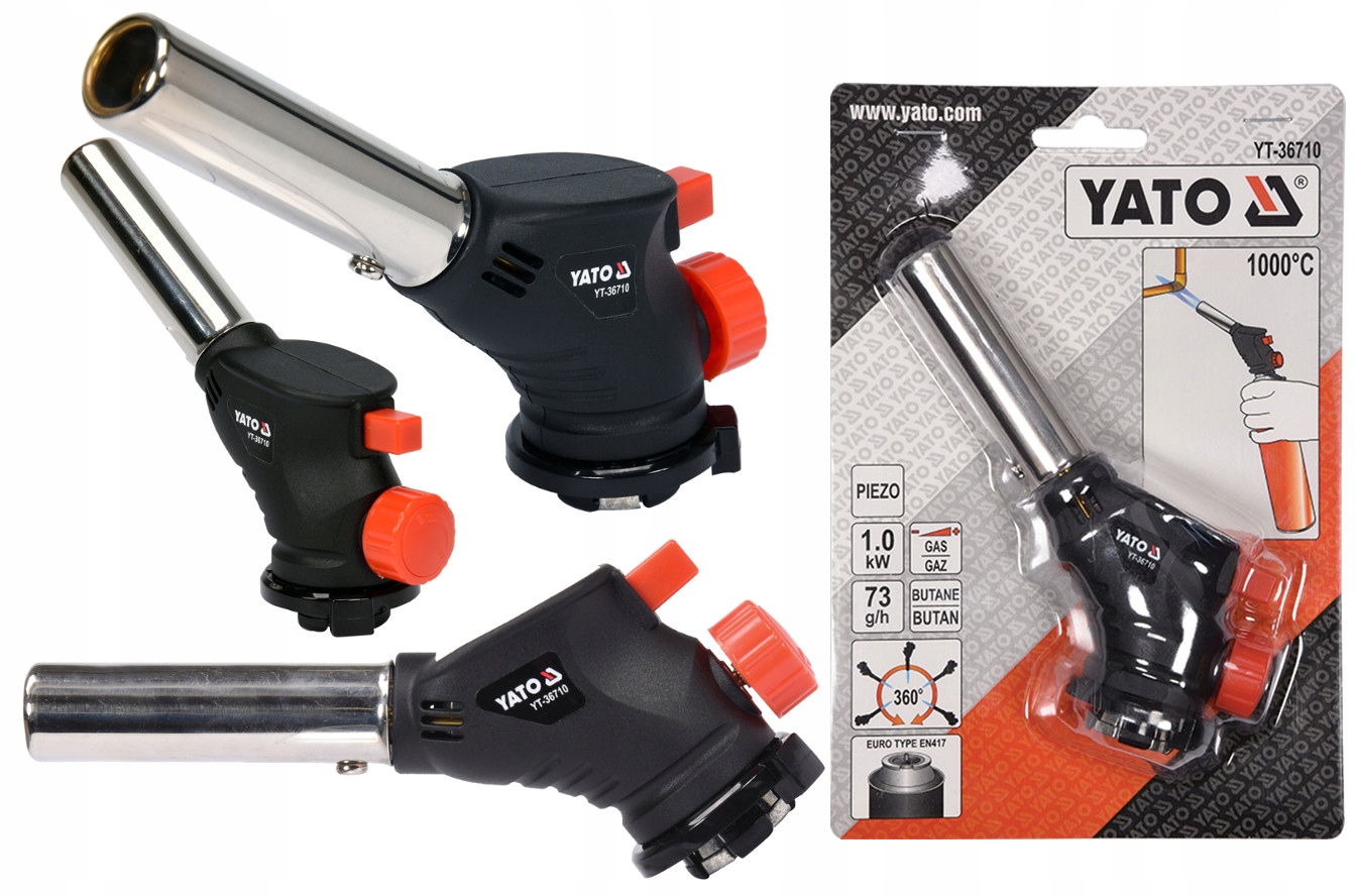 

Palnik Gazowy Do Lutowania 360 Z Piezo 36710 Yato