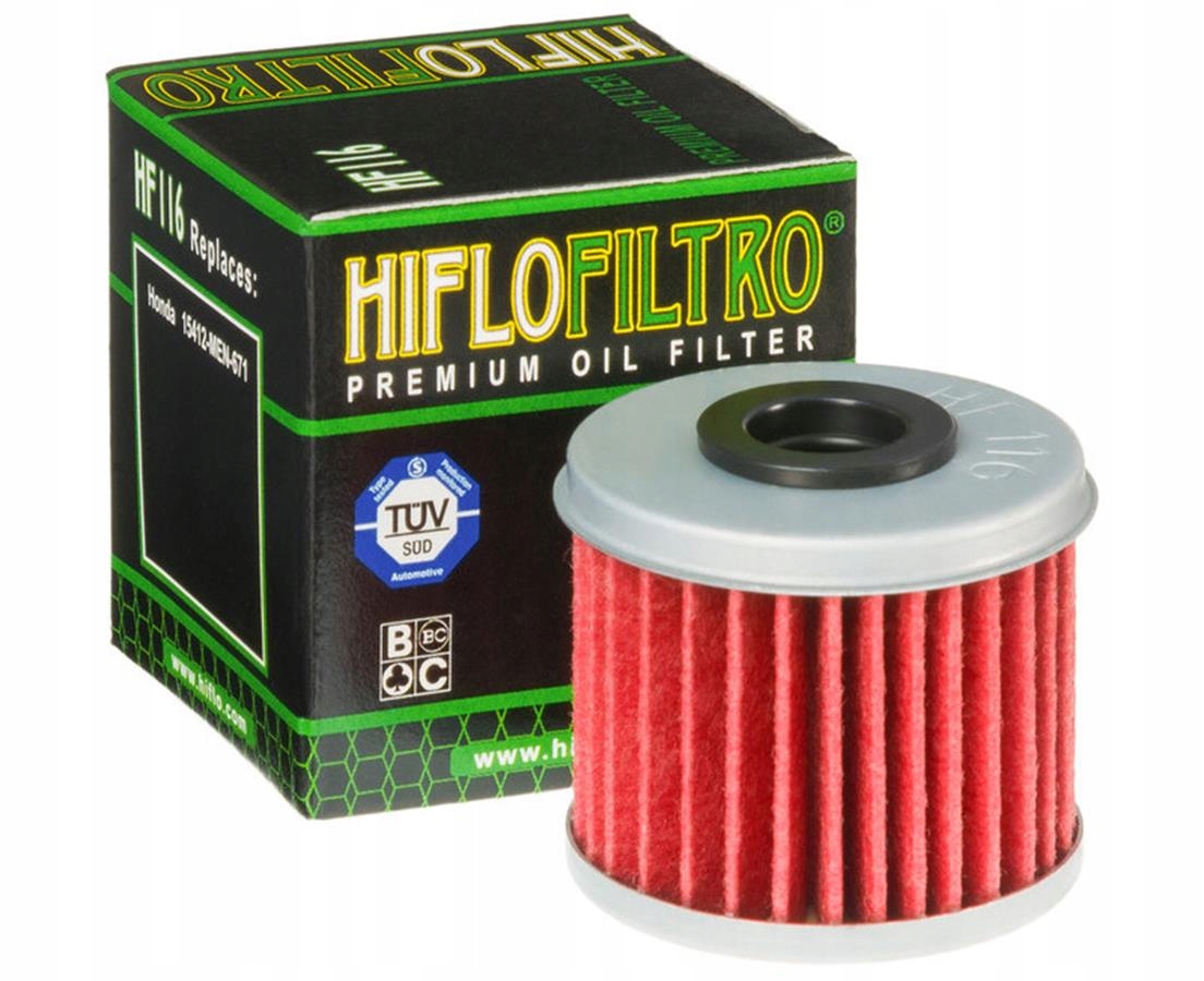 

Filtr oleju HF116 Honda CRF250 CRF450 Hilfofiltro