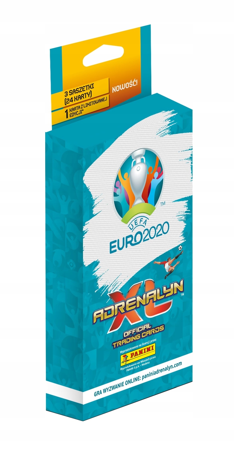 PANINI EURO 2020 BLISTER SASZETKI KARTY PIŁKARSKIE 1 LIMITED GWARANTOWANY