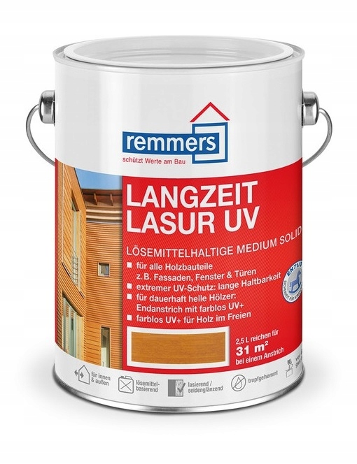 

Remmers Langzeit-lasur Uv Ciemnozielony 2,5l