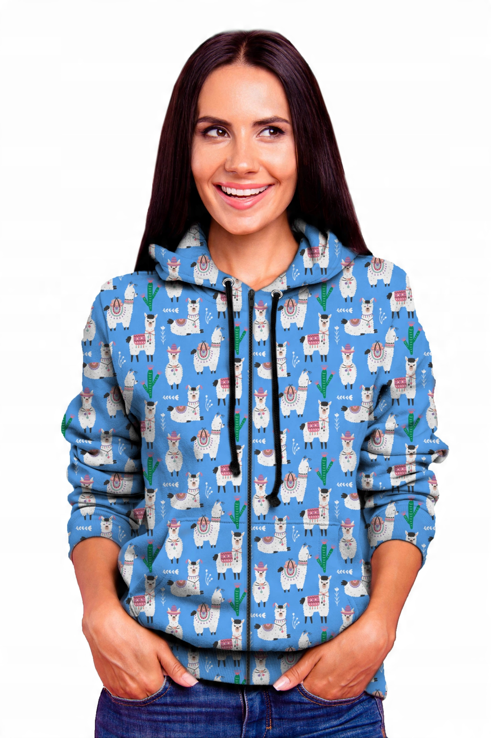 

Bluza Damska Zamek Print S Lamy Kaktusy Moda Styl