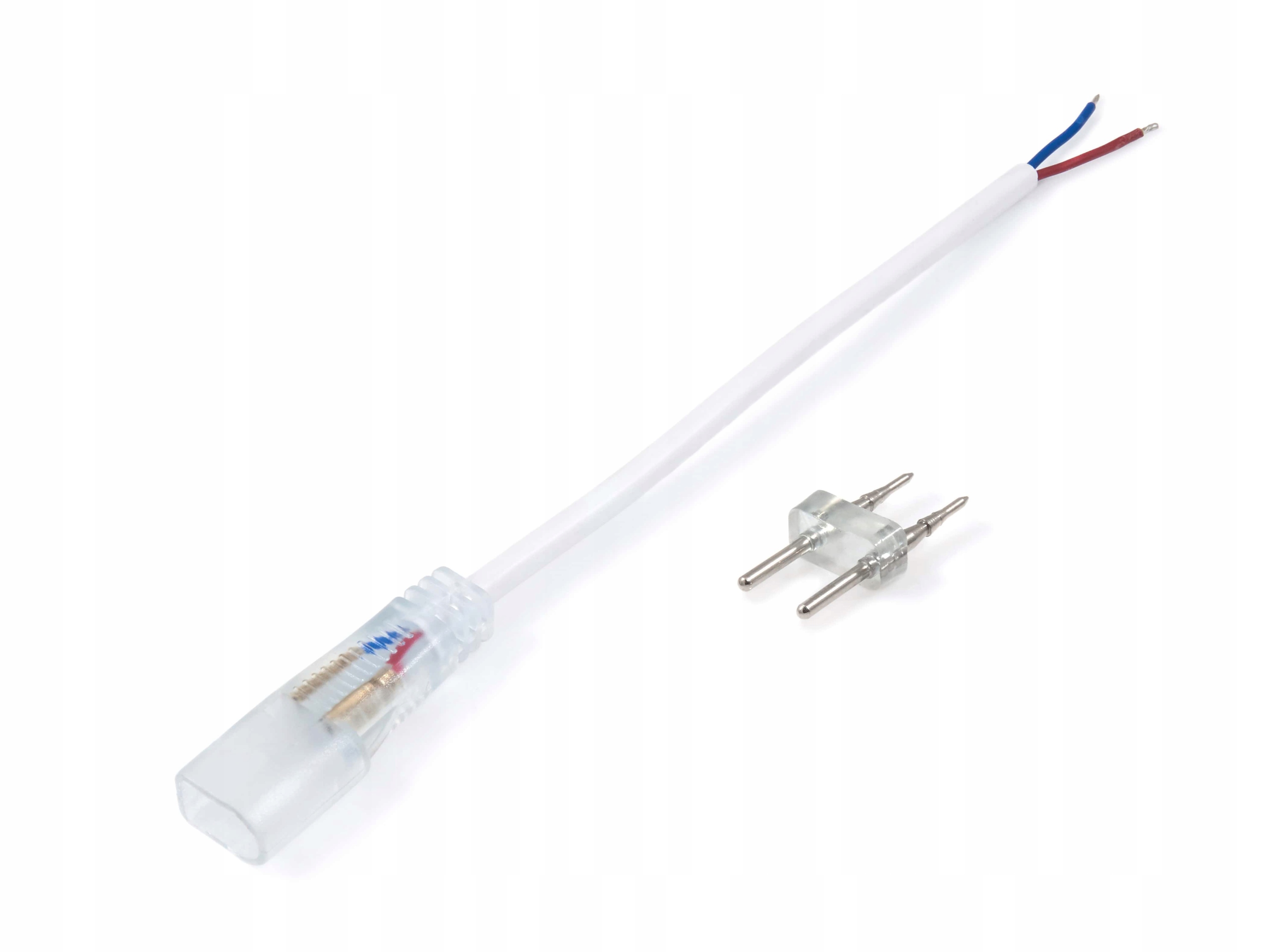 ZŁĄCZKA DO TAŚM LED NEON 8X16MM DŁUGA JEDNOSTRONNA