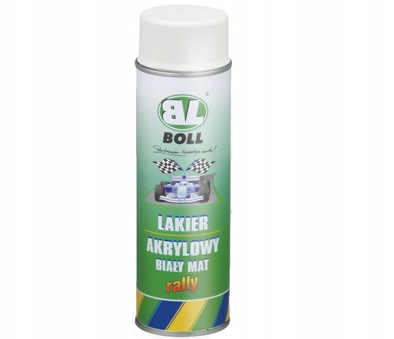 

Boll Lakier Akrylowy Farba Biały Rally Mat 500ML