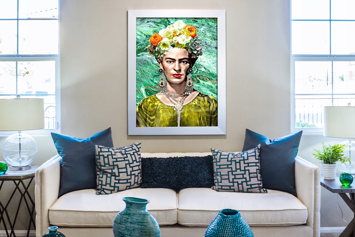 Frida Kahlo Elegancki Unikatowy Poster Plakat A3 Marka inna