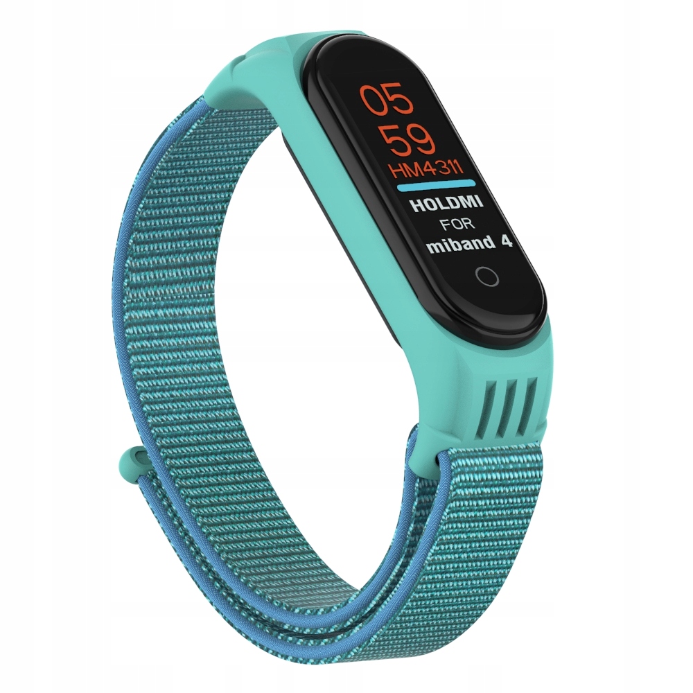 

Pasek do Xiaomi Mi Band 5/4/3 Nylon Błękitny
