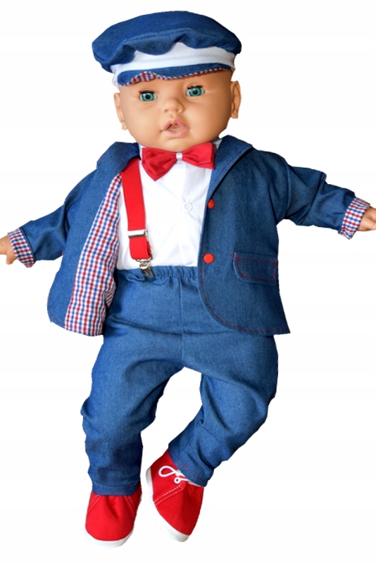 MODNY GARNITUR do chrztu ubranko komplet SZELKI 68 Rozmiar 68