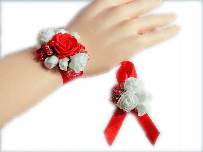 

Km 15 H * Kotylion + przypinka * ślub, studniówka