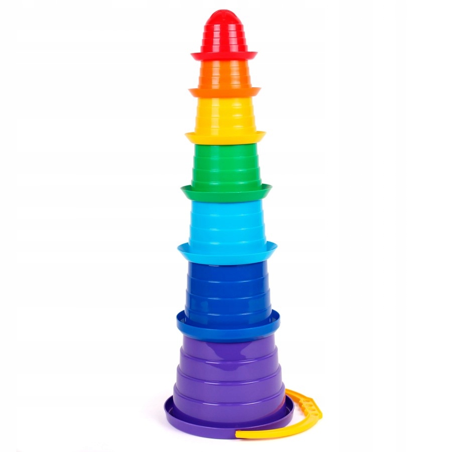 PIRAMIDKA WIEŻA KUBECZKI WIADERKO DO PIASKU Kod producenta 4823037602704