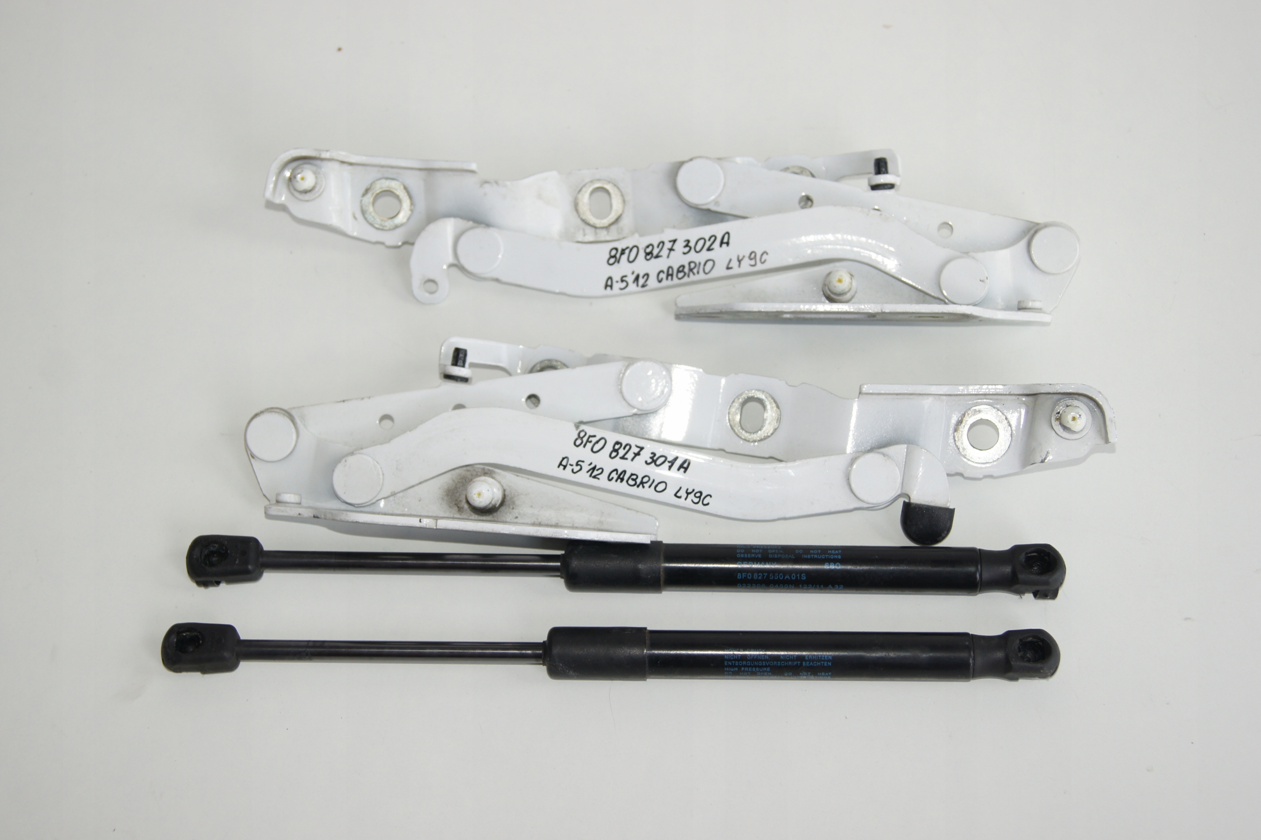 GD AUDI A5 CABRIO ZAWIAS KOMPLET 8F0827301A 302A