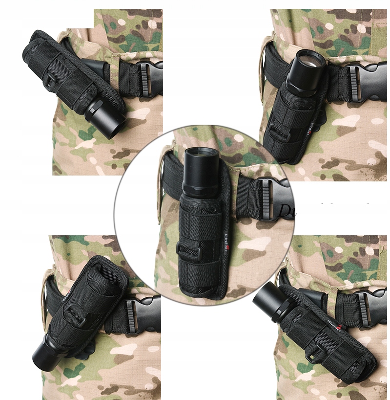 UCHWYT DO LATARKI TAKTYCZNY PASKA PLECAKA OBROTOWY Model FLASHLIGHT HOLDER