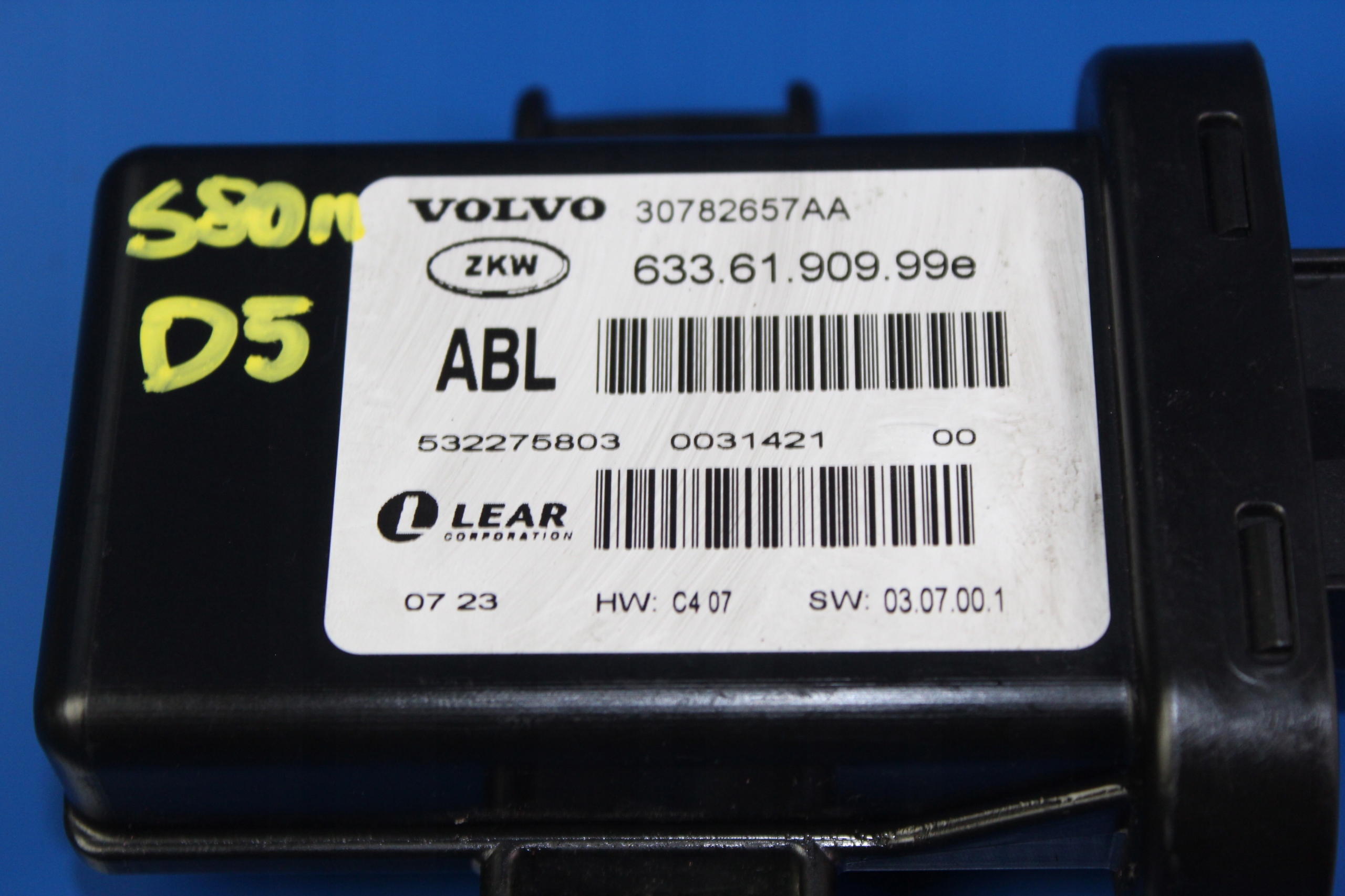 VOLVO S80 II V70 XC70 MODUŁ SKRĘTU LAMP 30782657 Numer katalogowy części 30782657