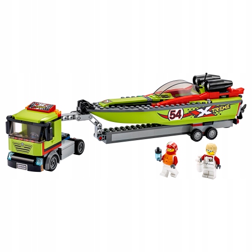LEGO 60254 CITY Transporter łodzi wyścigowej Seria Miasto