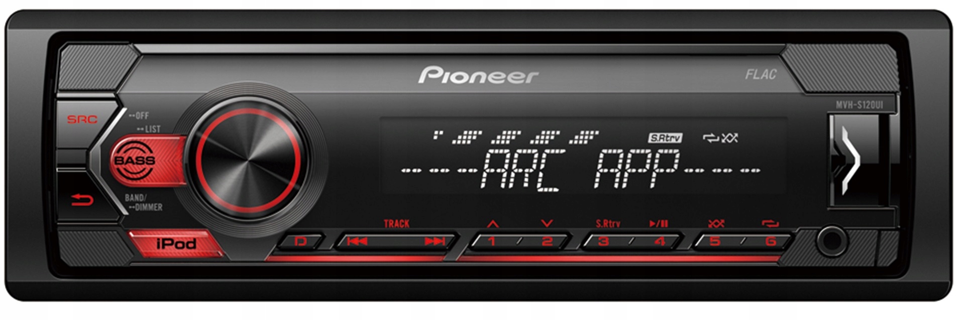 Autorádio Pioneer MVH-S120UI, Usb, 2xRCA, iPhone