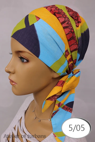 Chusta Carmen - bawełna Turban po chemioterapii Marka inna