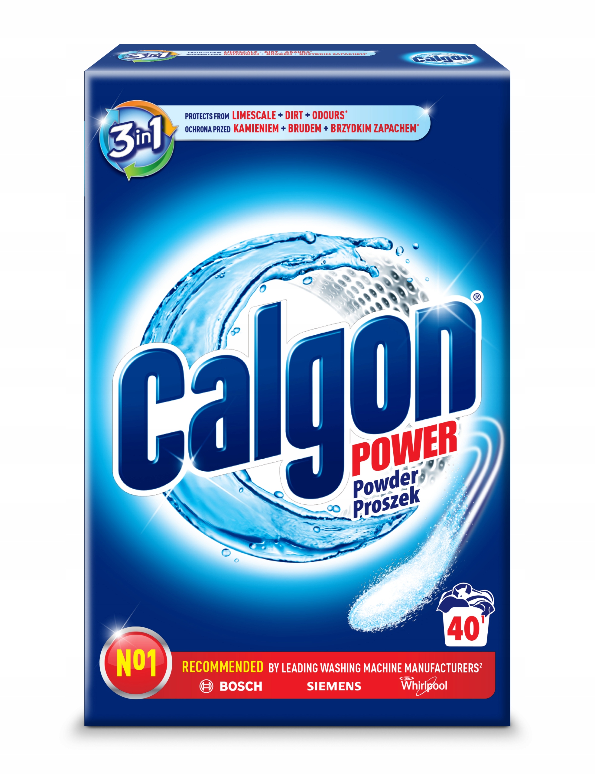 

Calgon Proszek Odkamieniacz do pralki 1kg