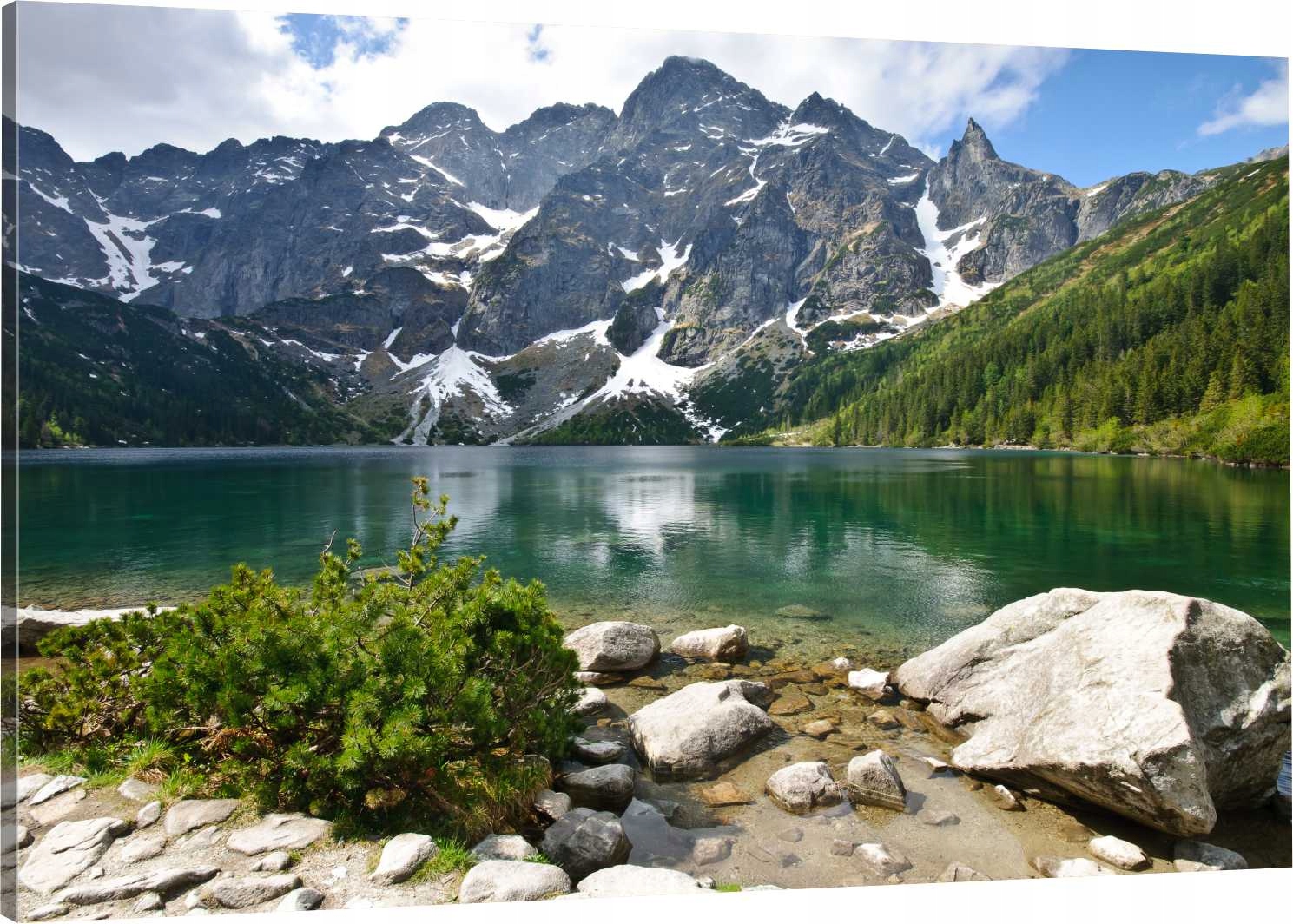 

Obraz do salonu Tatry Morskie Oko jezioro 120x80