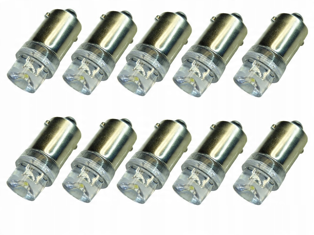 

żarówka Led ba9s T4W biała zimna 24v 10 Szt