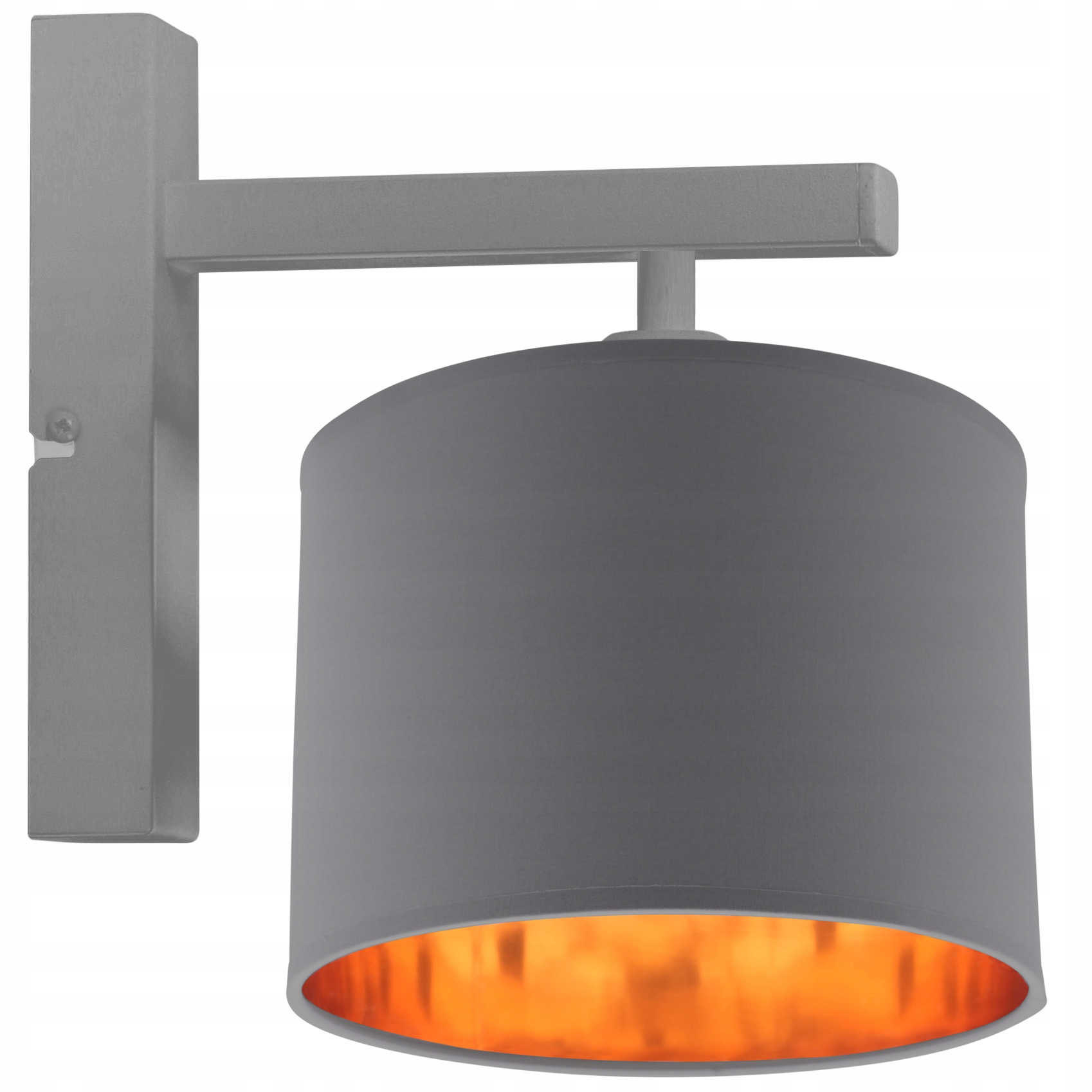 

Kinkiet Plafon Ścienny Lampa Złota Abażur Led
