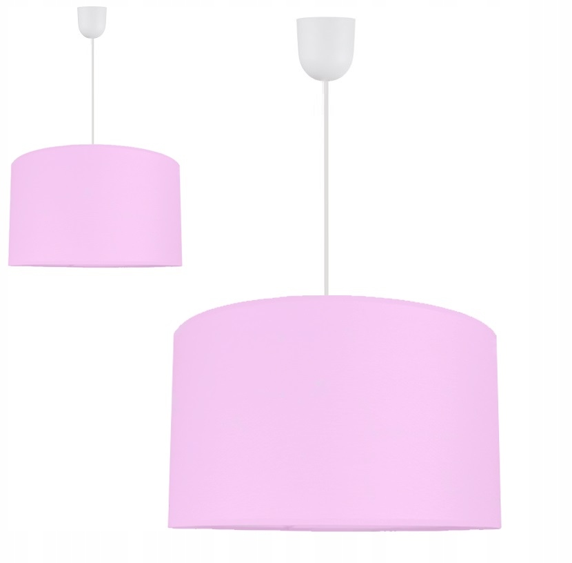 

Lampa Wisząca Na Abażur Sufitowa Nowoczesna Różowa