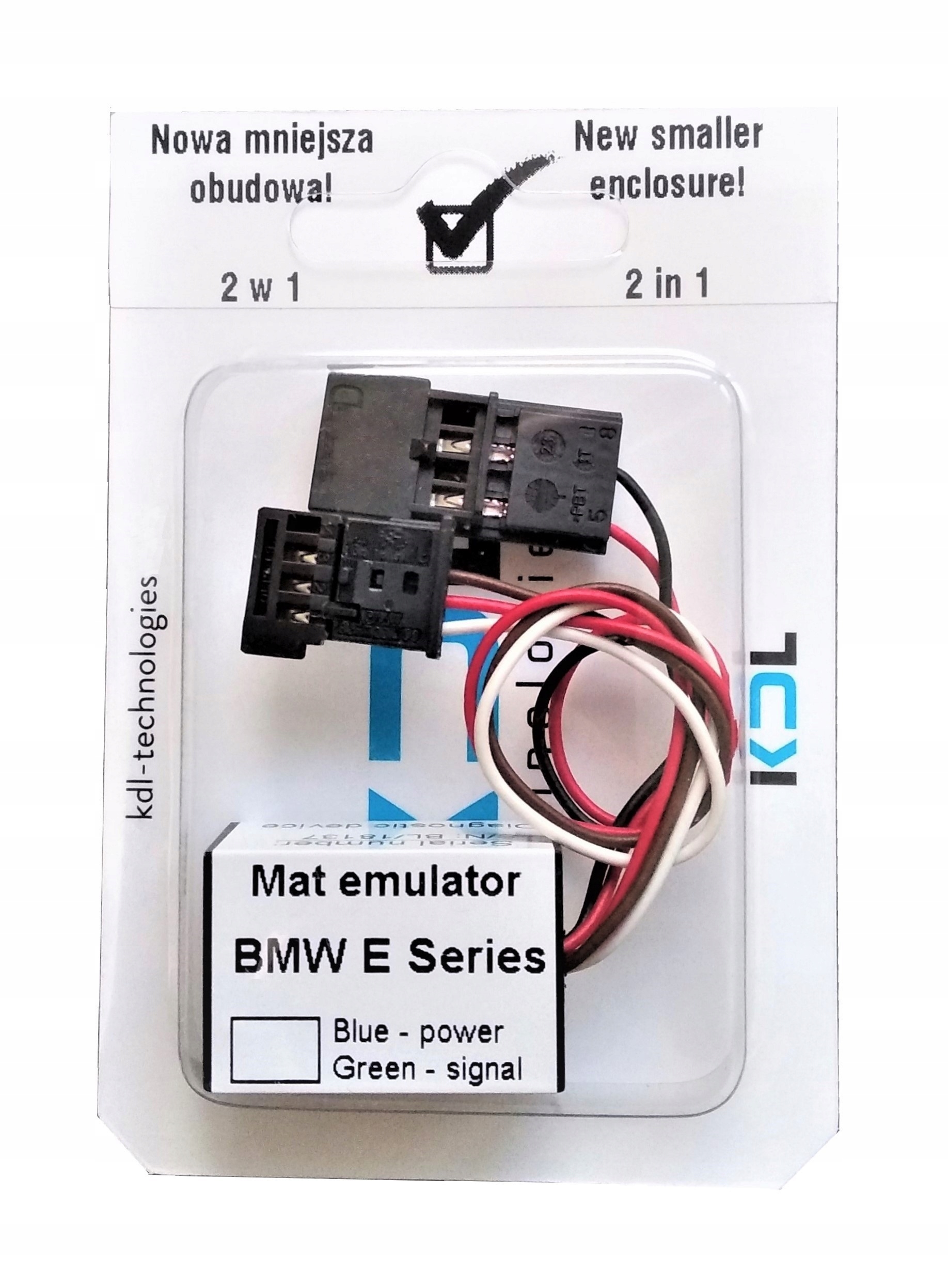 

Emulator maty i pasa Bmw E60/E61 2005+ Wtyczki