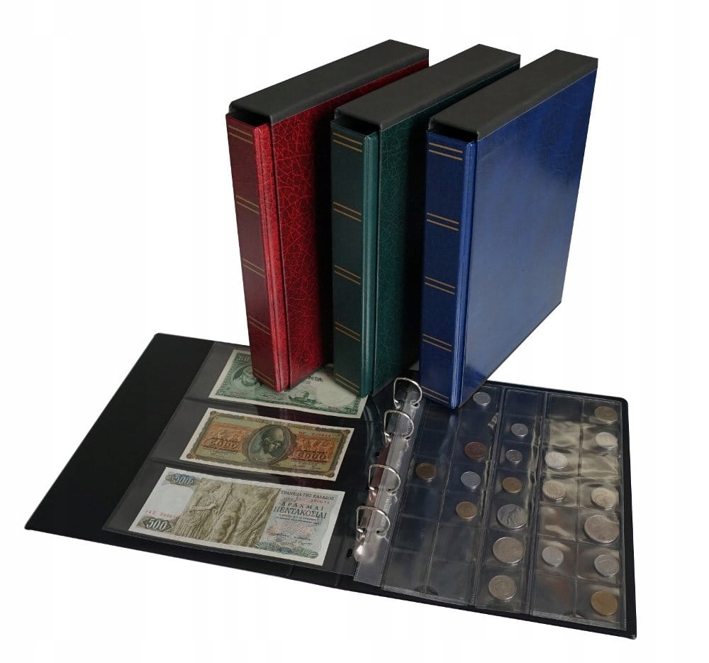

Klaser Album na monety i banknoty z futerałem