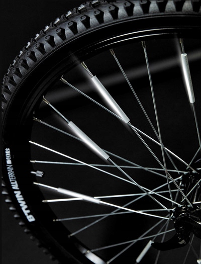 PATYCZKI NA SZPRYCHY ROWEROWE ROWER 36x ODBLASK Rozmiar uniwersalny