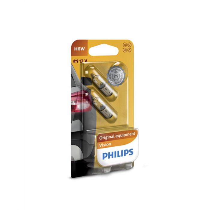 

Philips Żarówki H6W 12V 6W Vision Blister 2SZT