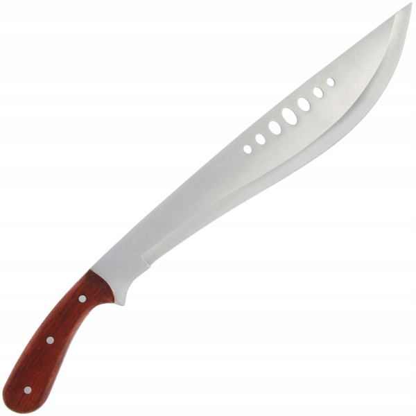 

Maczeta Kukri Nóż 47CM Stal Drewno Pokrowiec Drw
