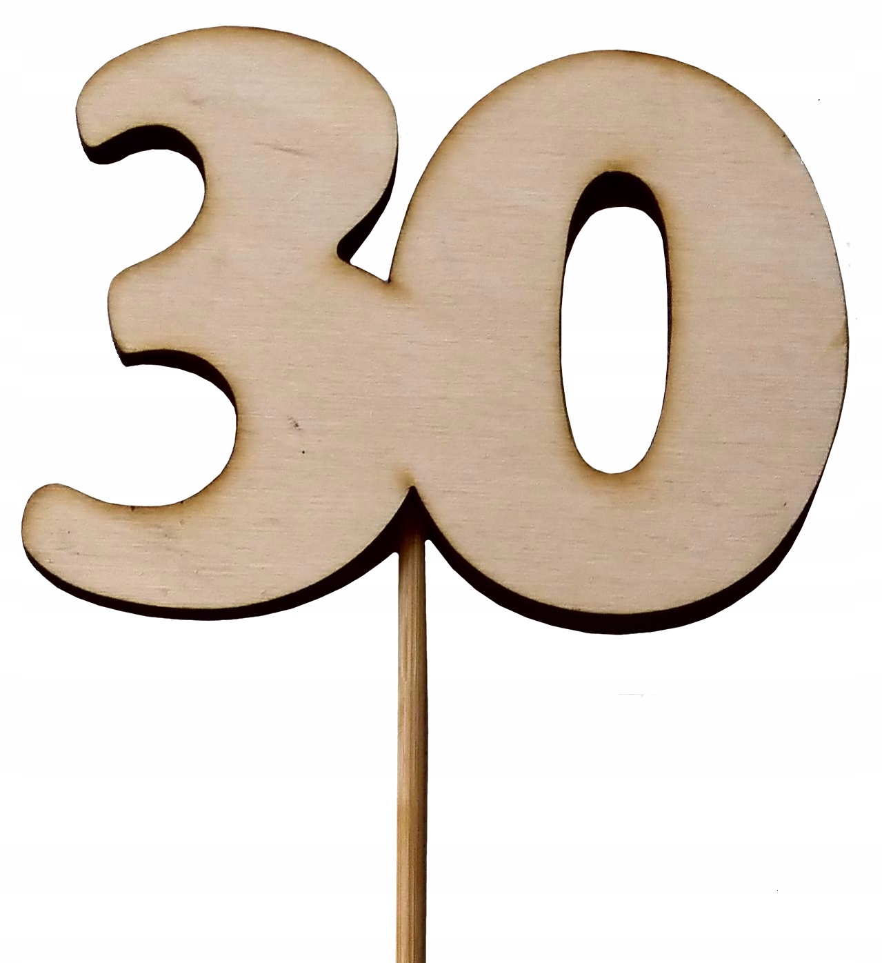 5 szt Cyfra 30 Topper Tort Urodziny Imieniny kolor