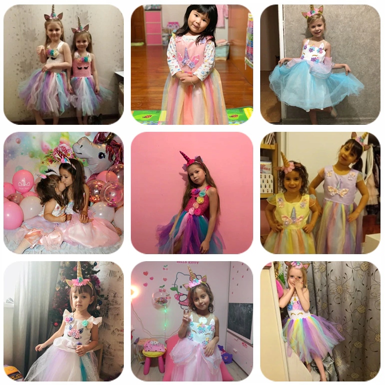 ELEGANCKA SUKIENKA WIZYTOWA JEDNOROŻEC WESELE Marka Inna marka