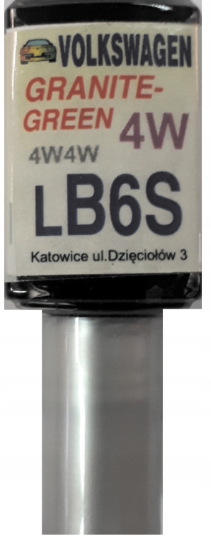 

Vw LB6S 4W Granite Green Lakier Zaprawka Do Rys