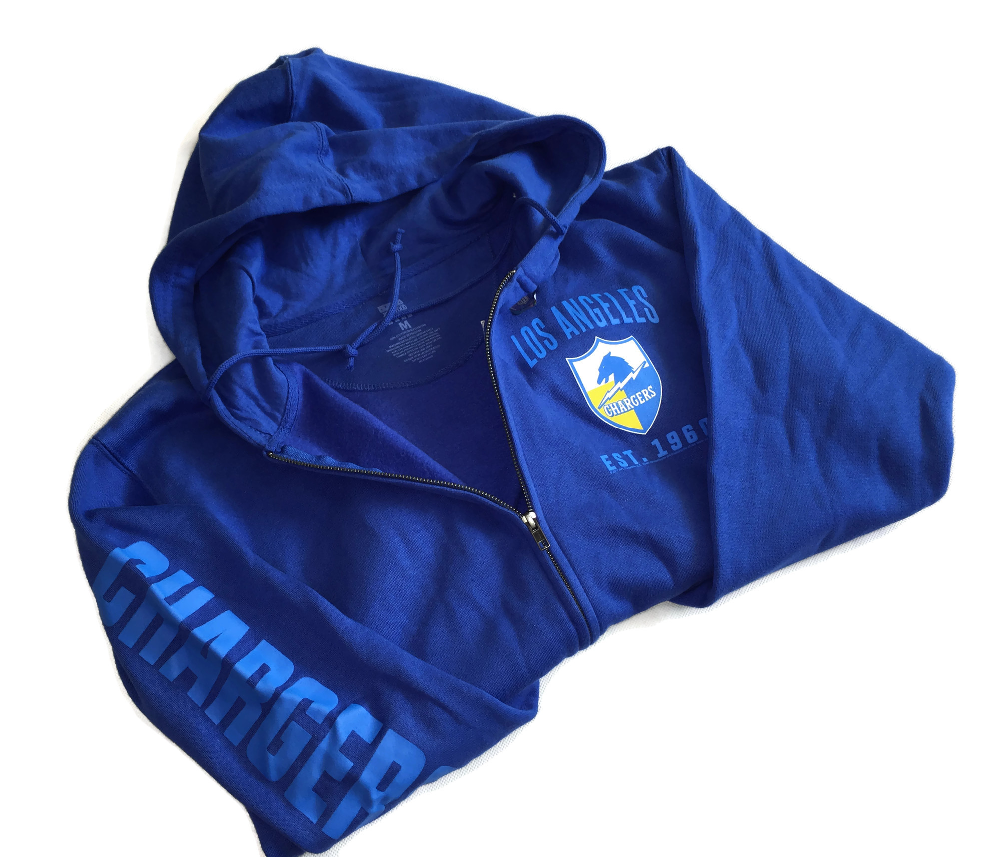 Bluza kaptur NFL Los Angeles Chargers Junkfood S Dekolt okrągły