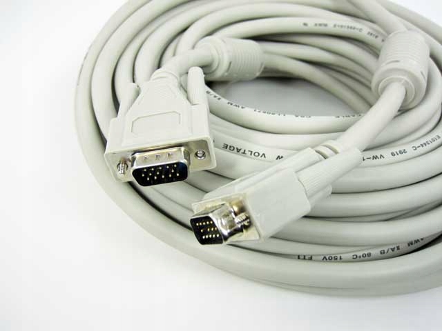 kabel przewód svga 30,0m vga d-sub 15 pin PROMOCJA Długość kabla 30 m