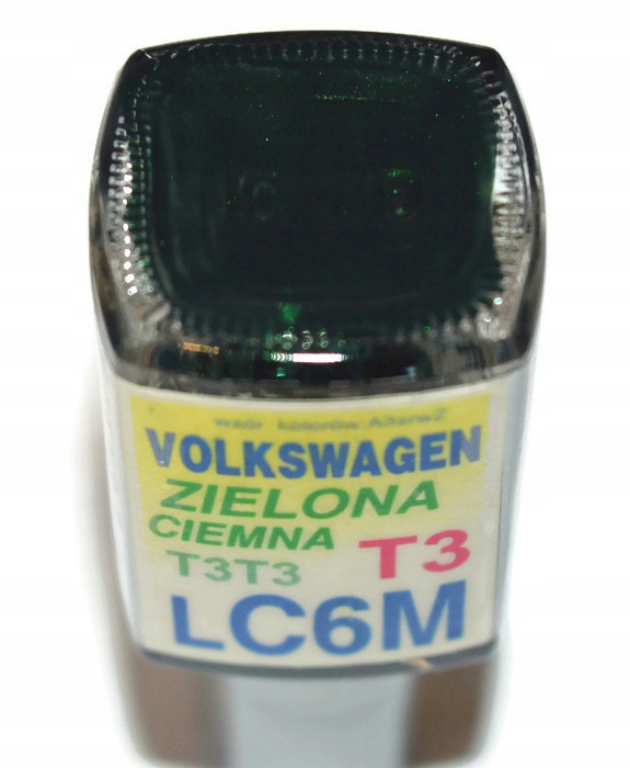 VW LC6M ZIELONA CIEMNA LAKIER ZAPRAWKA DO RYS ARA 10 ML