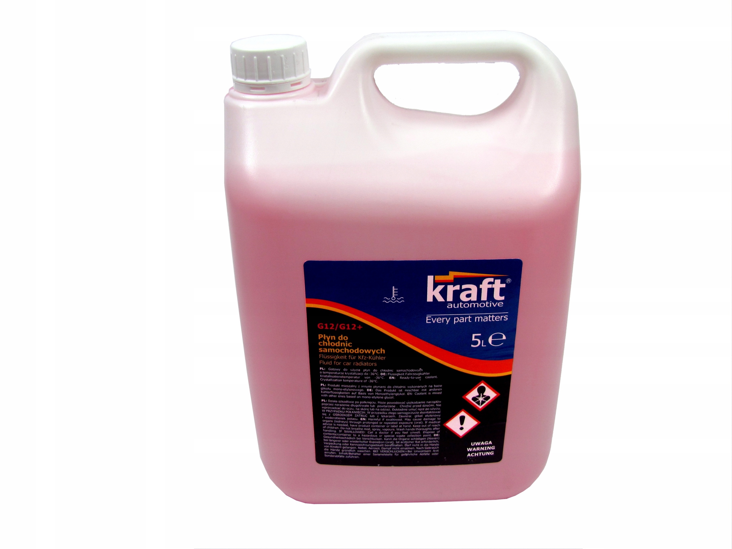 

Płyn Do Chłodnic Kraft Czerwony G12 G12+ 5 Litrów