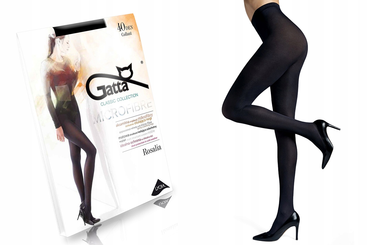 GATTA КОЛГОТКИ МИКРОФИБРА ROSALIA 40 DEN 3/M