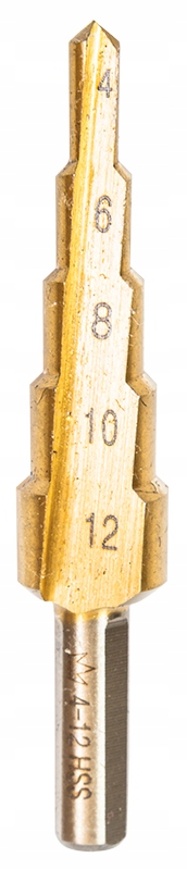 

Wiertło Stopniowe Do Metalu 4-12 MM