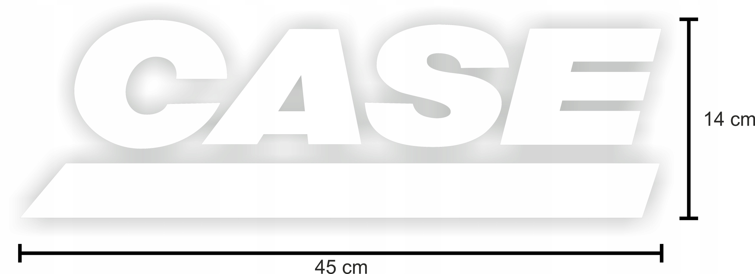 NAKLEJKI NAKLEJKA CASE MASZYNY 2 SZTUKI 45 CM Producent części inny