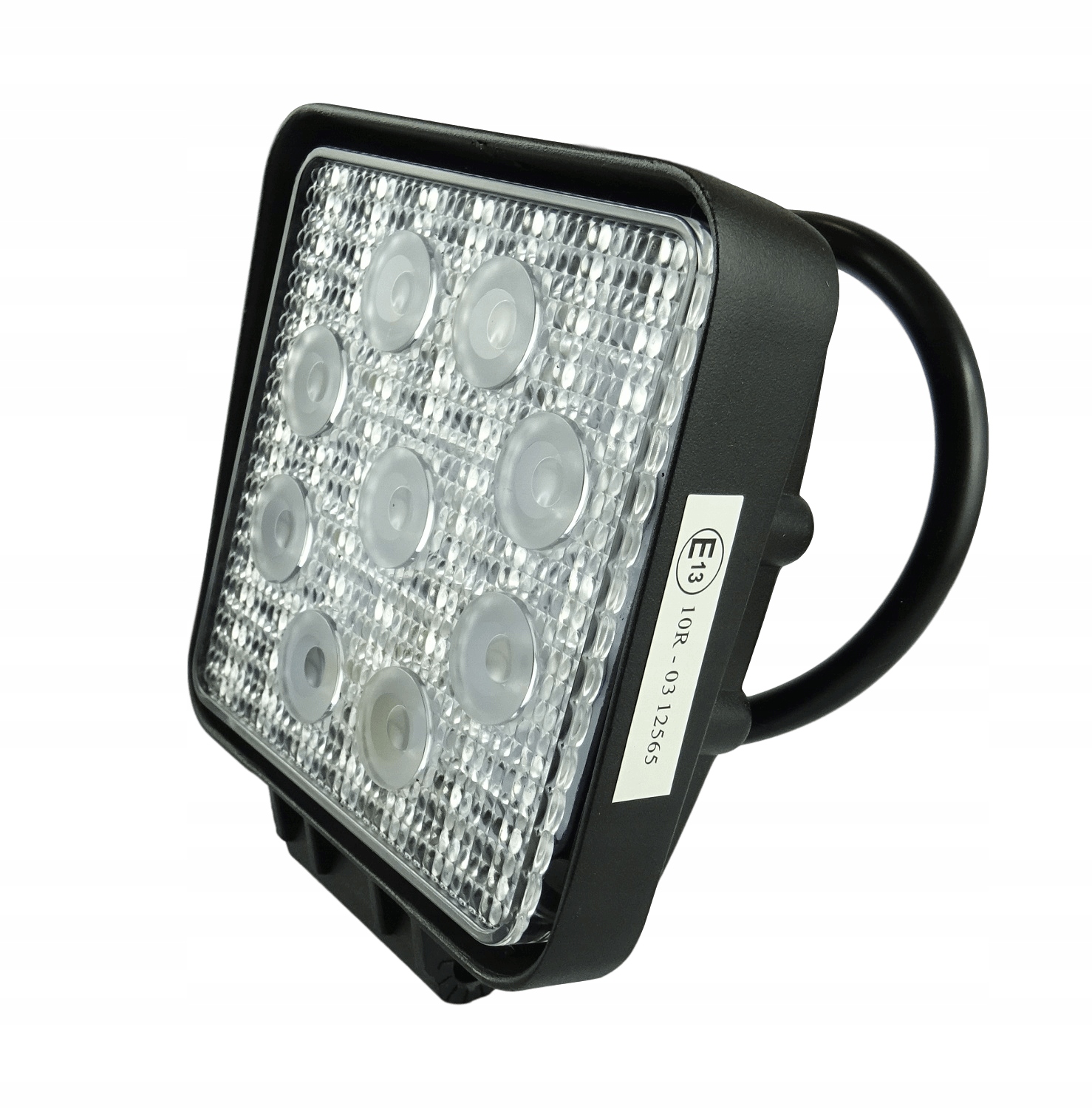 Kwadratowa Lampa robocza 9x LED - aluminiowa 2100L, 10-30W, IP67