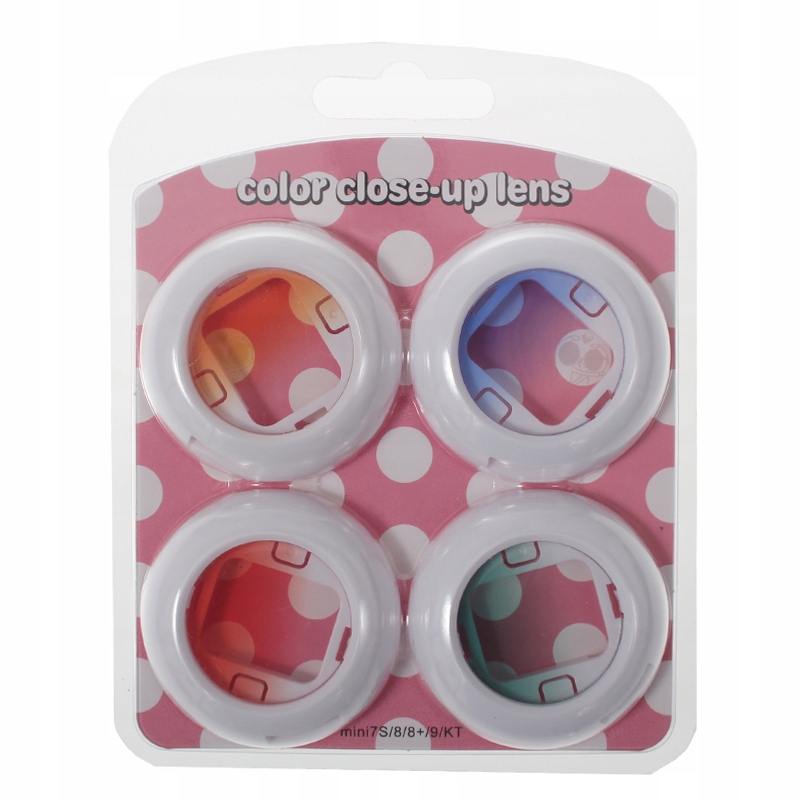 FILTRY KOLOROWE do INSTAX MINI 8 8+ 9 POŁÓWKOWE 4 Marka Lensso