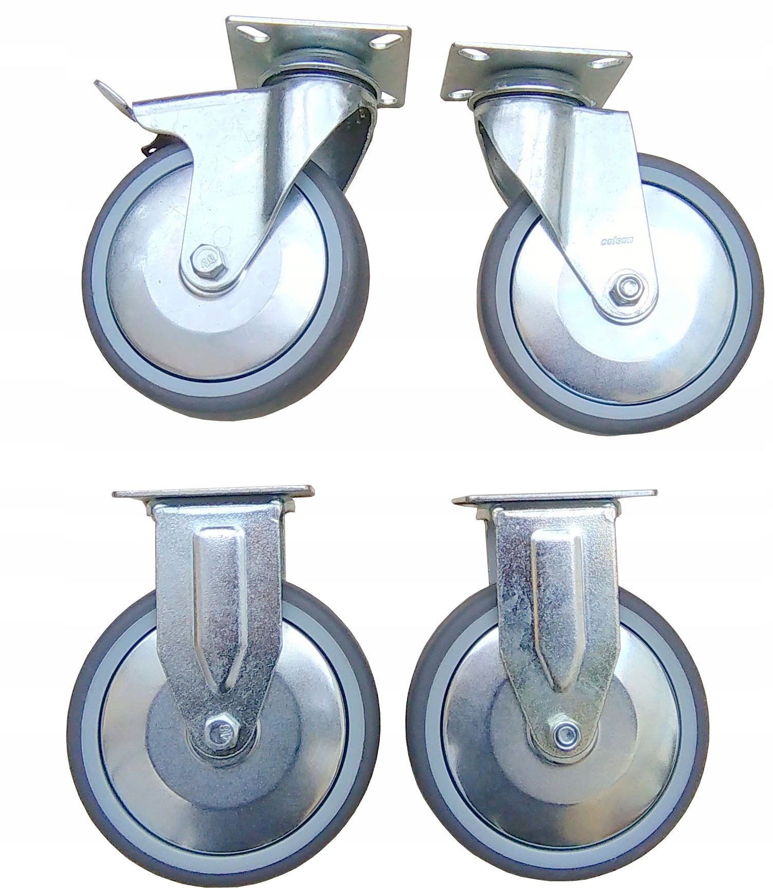 

Koło Kółko koła 125 mm kółka hamulec zestaw 4 szt.